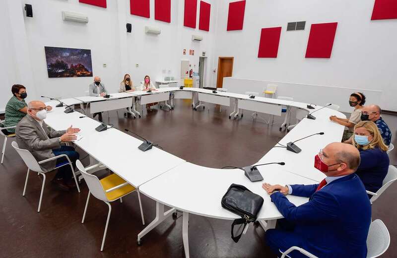 Reunión de la nueva federación con el presidente del Cabildo de Gran Canaria/TA.